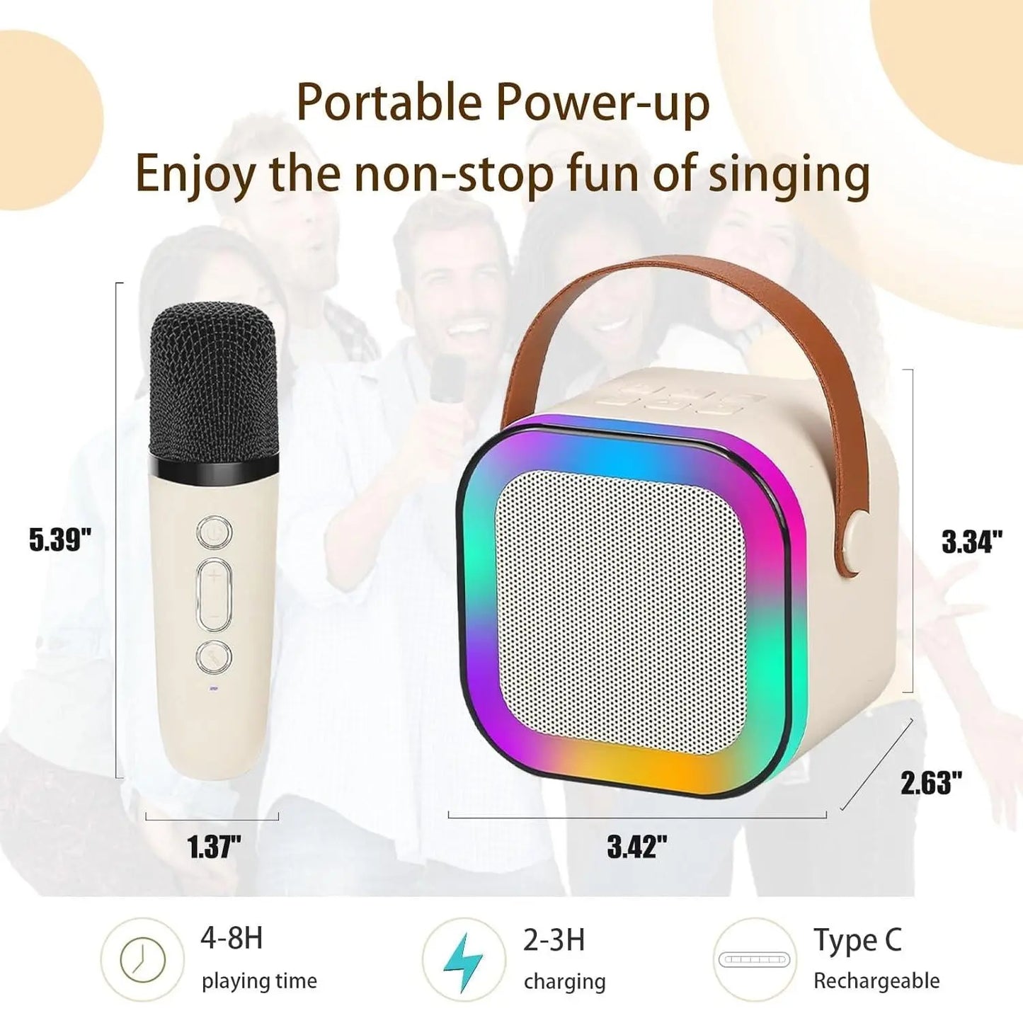 Double MIC WITH SPEAKER K12 Karaoke Machine Pakzone