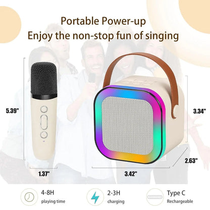 Double MIC WITH SPEAKER K12 Karaoke Machine Pakzone