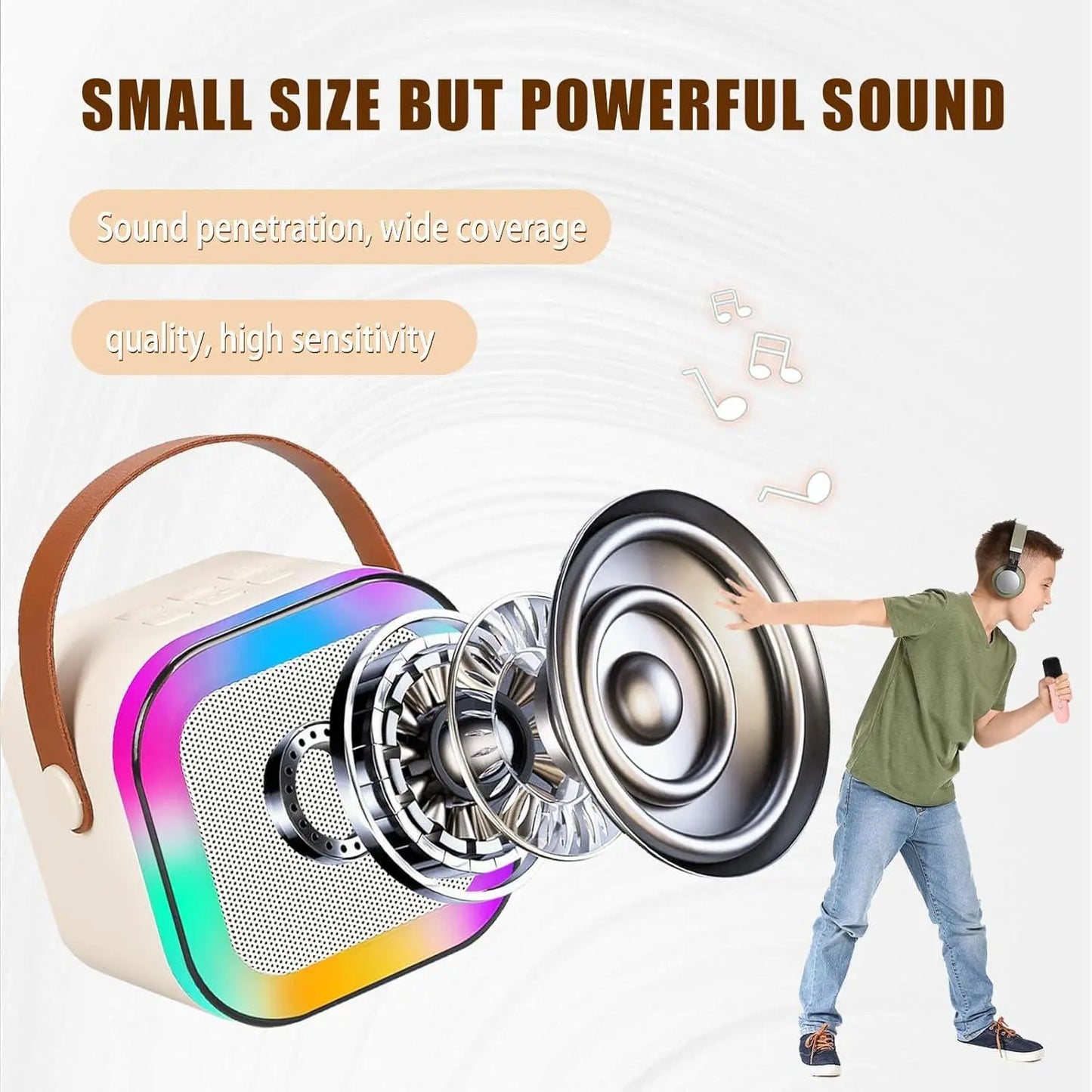 Double MIC WITH SPEAKER K12 Karaoke Machine Pakzone