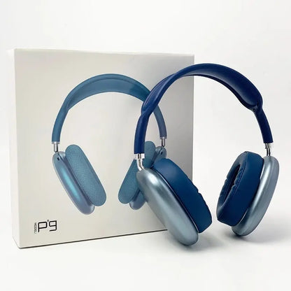 P9 Wireless Bluetooth Headphones | Premium Over-Ear Headset For Music, Gaming, Travel & Daily Use | Crystal Sound, Soft Cushions, Long Battery — Random Color Pakzone